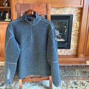 Kuhl Charcoal/Dark Grey  1/4 Zip-Up Men's Fleece XL